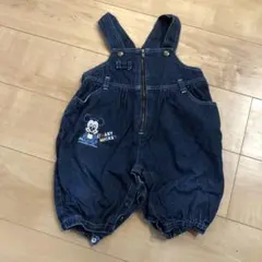 ミッキー　デニム　オーバーオール　90サイズ