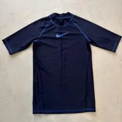 【NIKE】ナイキ　ラッシュガード ネイビー 半袖　160