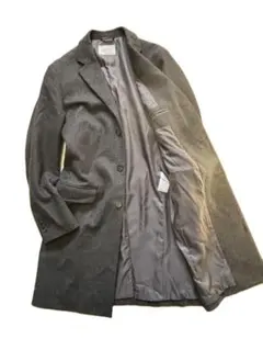 C379★アーバンリサーチ新品同様メンズ チェスターコート 38(M-L)ウール