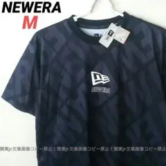 ニューエラ ドライ 吸汗速乾 GT クール 総柄ロゴ Tシャツ 新品M