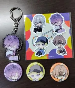 Luxiem＆Noctyx Chibi-Style ステッカー アクキー 缶バ