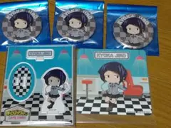 僕のヒーローアカデミア コラボカフェ 耳郎響香 缶バッチ アクリルスタンド
