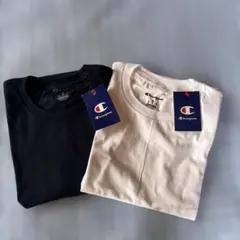 Champion メンズ ワッペンTシャツ 新品2点