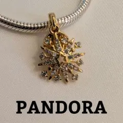 PANDORA スパークリングファイヤーワーク ダブルダングル チャーム