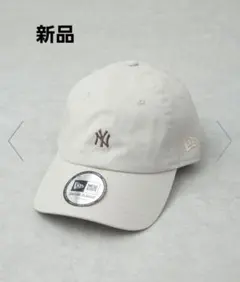 新品★ナノユニバースNEW ERA MINILOGO CAP グレーベージュ