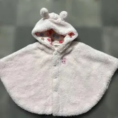 ミキハウス ホットビスケッツ アウター ポンチョ ケープ うさこ 70-90