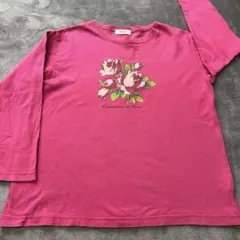 希少‼️ ケンゾーComposition by KENZO長袖Tシャツ薔薇プリント