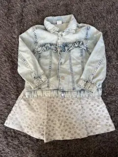 H&M ライトブルーデニムジャケット 100cm