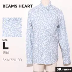 美品 BEAMS HEART トップス シャツ　長袖　ペイズリー　胸ポケット付き