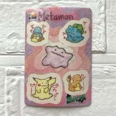 カードダス100 シールダス ポケットモンスター ステッチタッチ 筐体台紙DP カードダス100 シールダス ポケットモンスター ステッチタッチ