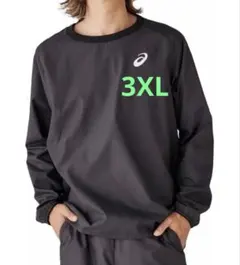 アシックス トレ－ニングウェア　AIM-TRGはっ水ピステ ブラック　3XL