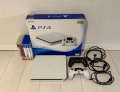 PS4 本体 1TB ホワイト CUH-2100B 純正コントローラー2台