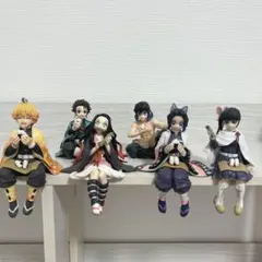 鬼滅の刃　プレミアムちょこのせフィギュア　炭治郎　禰豆子　善逸　伊之助　カナヲ