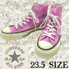 r63〚CONVERSE〛Chuck Taylor ハイカット ピンク 23.5のサムネイル