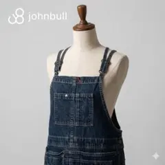Johnbull ジョンブル デニム エプロン ワンピース サロペット S 国産