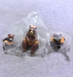 どうぶつサウナ 3点セット くま レッサーパンダ 新品未開封