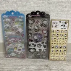 【正規品】ドロップジェリーシール　カットピースシール　シナモロール　キティ