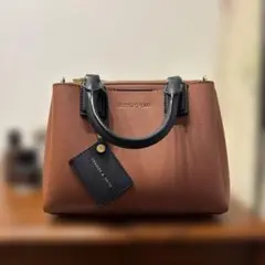 Charles & Keith ブラウン ハンドバッグ