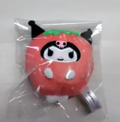 サンリオキャラクターズ　フルーツきぐるみマスコット〜いちご〜　クロミ