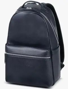 [ムラ] メンズ リュック シュリンクレザー 大容量 ネイビー