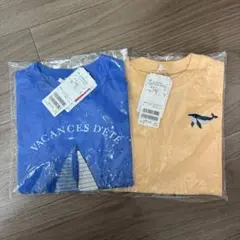 【新品タグ付き】petit main / プティプラ半袖Tシャツ2点セット