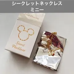 ディズニー　シークレットネックレス　ミニー