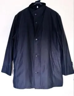 美品 2way カシミヤチャスターコート 黒 インナー付 ビジネス フォーマル