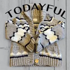 【極美品】TODAYFUL ♡♡ カウチンニットカーディガン / Freeグレー