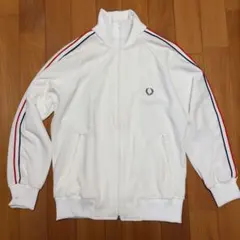 FRED PERRY トラックジャケット ホワイト M フレッドペリー