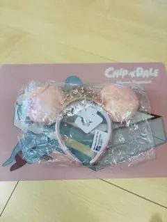 未開封 ピンクミッキー耳カチューシャ
