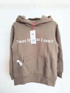 8A コットン100% ブラウン パーカー