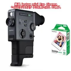 新品　instax mini Evo Cinema チェキ　+フィルム10枚