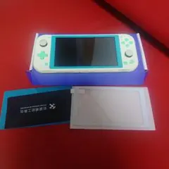 任天堂Ｓｗｉｔｃｈライト　カスタム品　あつまれどうぶつの森仕様
