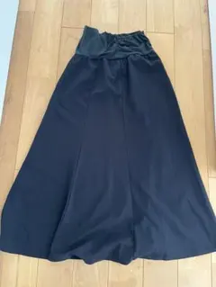 マタニティウェア スカート 黒M〜L