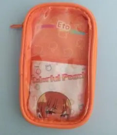 カラフルピーチえとさんポーチ