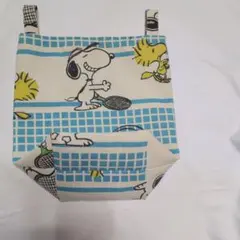 スヌーピー テニス柄 バッグ