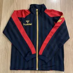 hummel ストライプジャージ ネイビー/レッド