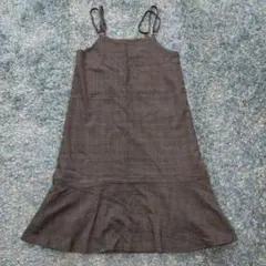 grove チェック柄キャミワンピース Mサイズ