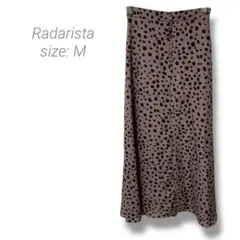 【しまむら】Radaristaレオパード柄ロングスカート フロントボタン ゴム