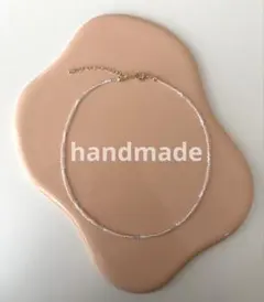 ハンドメイド　ビーズチョーカー　ネックレス