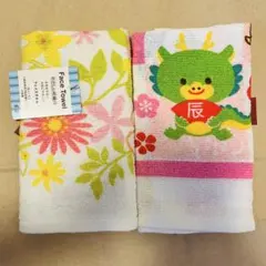 粗品でいただきました✅フェイスタオル 2点セット