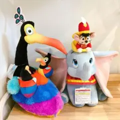 東京ディズニーダンボ ティモシー カールじいさんの空飛ぶ家 ケヴィン ぬいぐるみ
