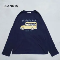 C6-4295　長袖Tシャツ　プリント　スヌーピー　カジュアル　M【ピーナッツ】