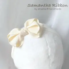 【１５色】ふんわりリボンのベビーヘアバンド　赤ちゃん　子供　髪飾り　お宮参り