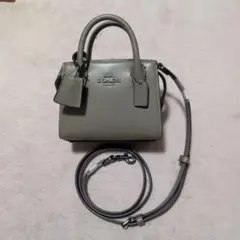 COACH 2way ミニバッグ カーキ