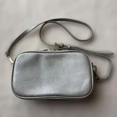 LASIEM お財布ショルダーバッグ シルバー　2WAYのサムネイル