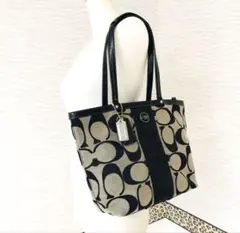 コーチ COACH シグネチャーストライプ　トートバック　F21950