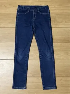 西松屋　ストレッチ　デニム　レギンスパンツ 140cm ブルー