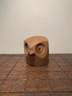 三浦忠司 作 旭川クラフト作品 鈴入り フクロウ - メルカリ