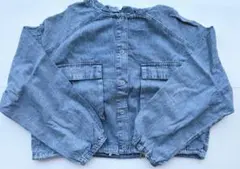 PINK-latte ピンクラテ デニムパーカー ショートブルゾン　サイズ150